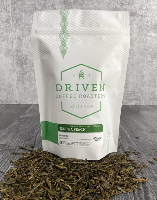 Sencha Peach Green Tea - Driven Coffee