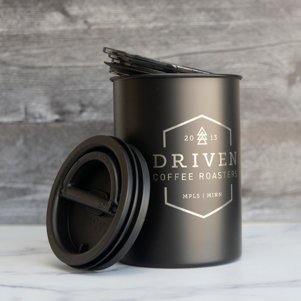 Badge Coffee Canister
