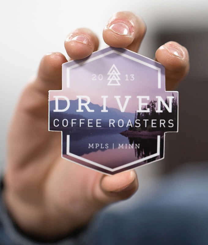 Driven Badge Sticker - Driven Coffee