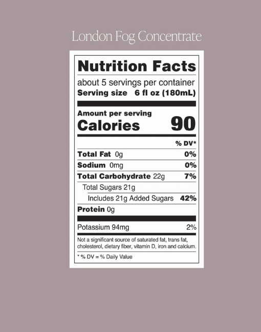 London Fog Concentrate
